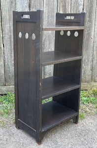 Michigan Chair Company Style Bookstand / Magazine Stand. Original Finish.